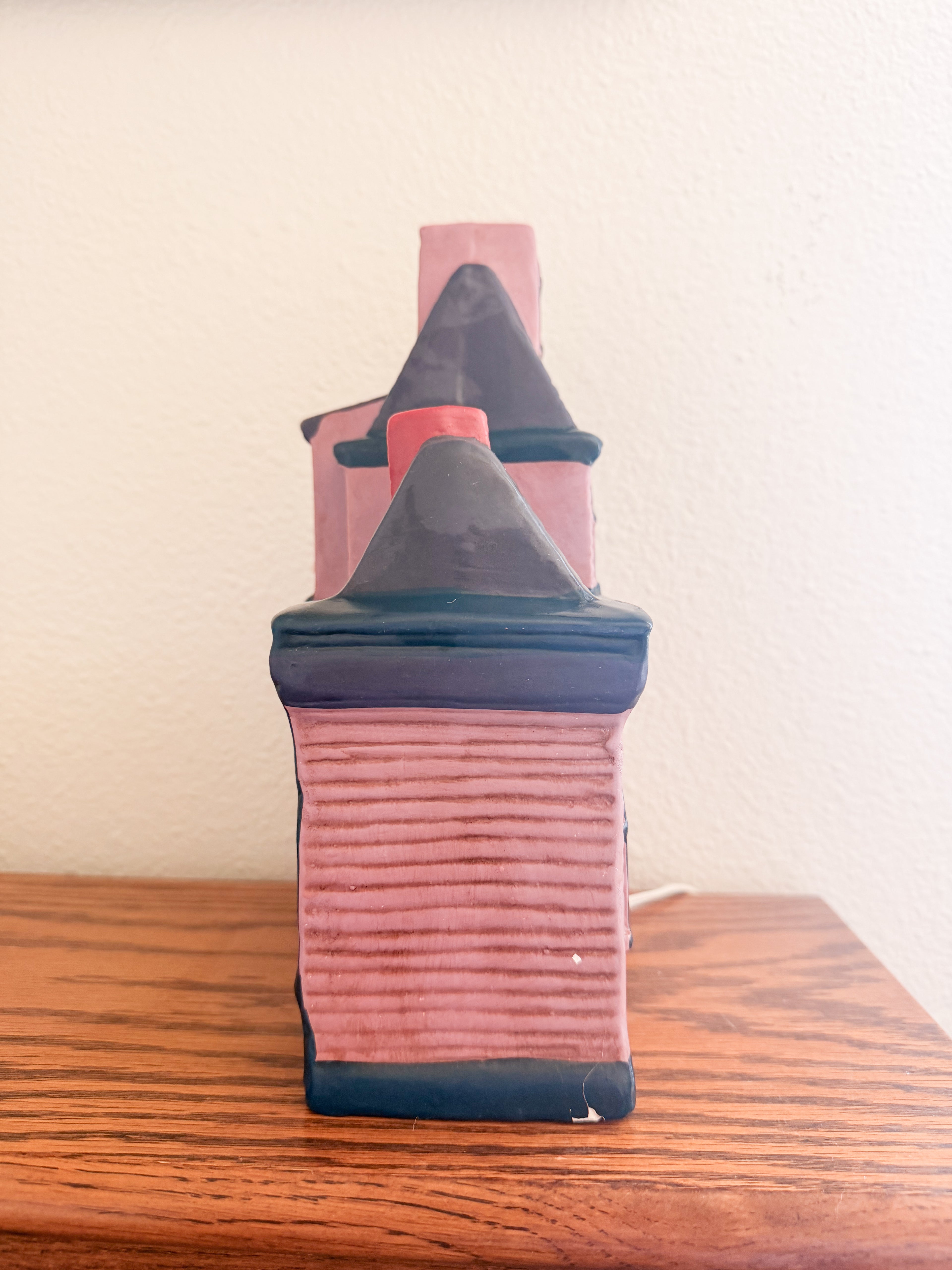 Light Up Ceramic Haunted House