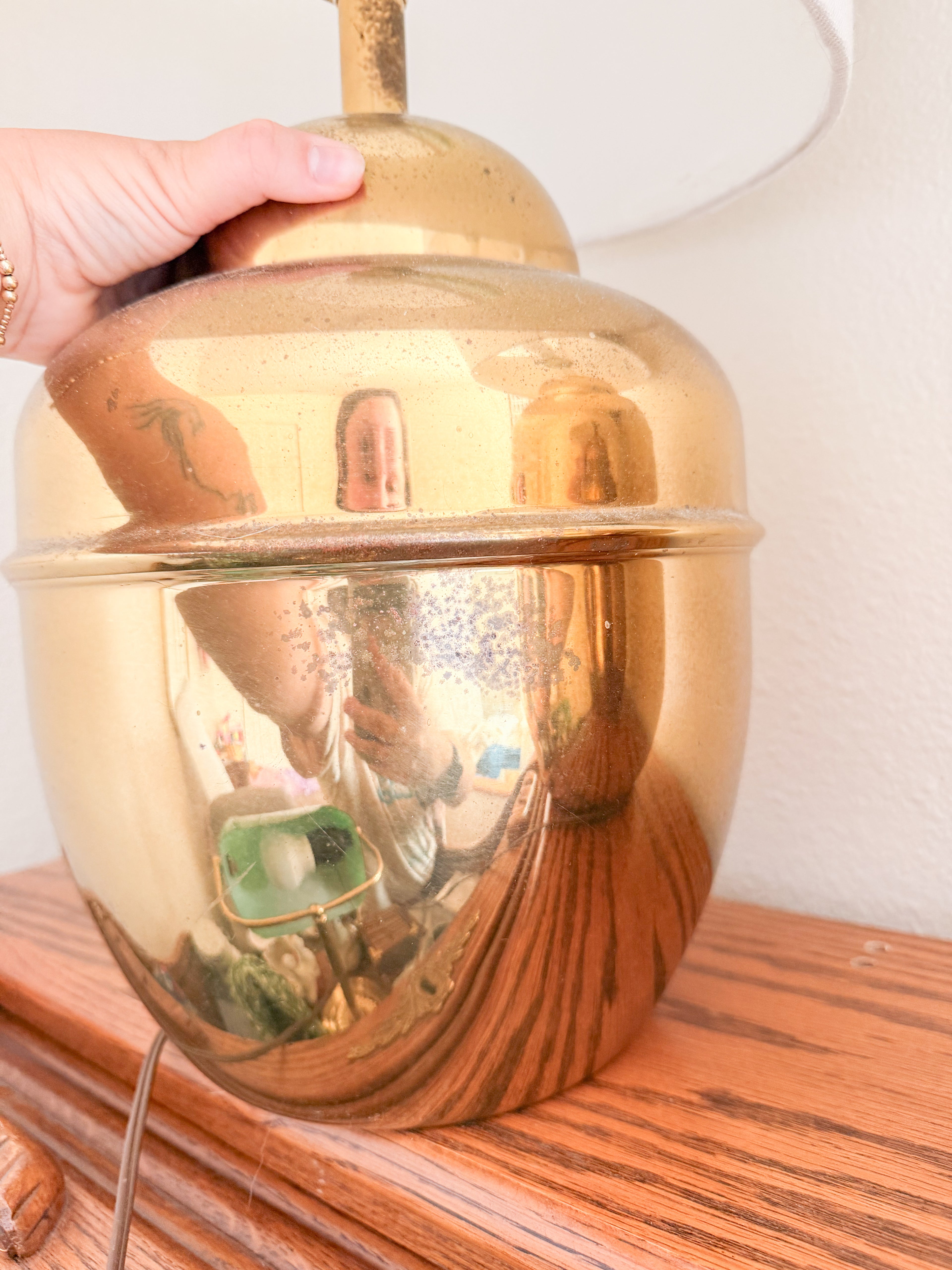 Set of Large Brass Lamps