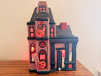 Light Up Ceramic Haunted House