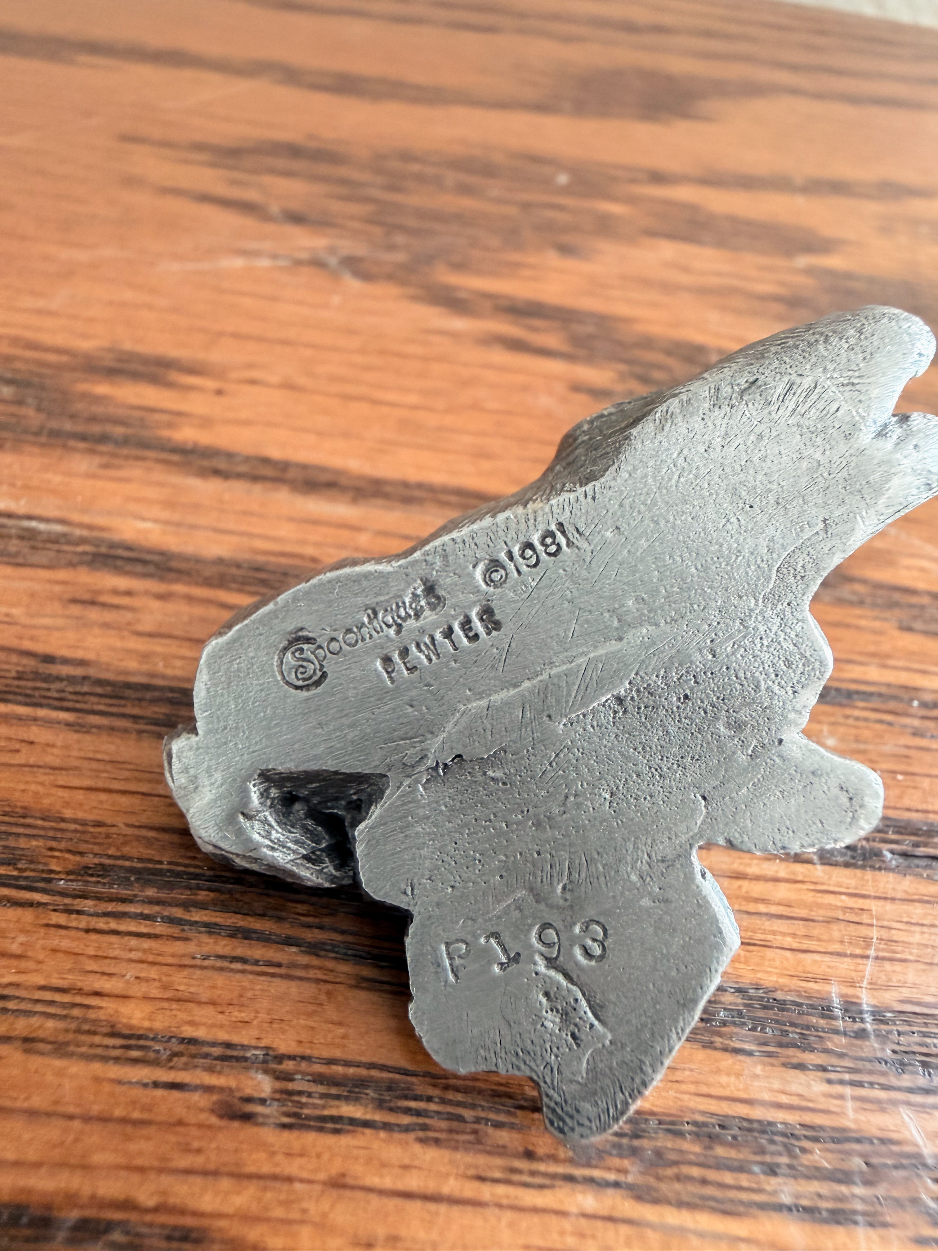 Pewter Unicorn Figurine