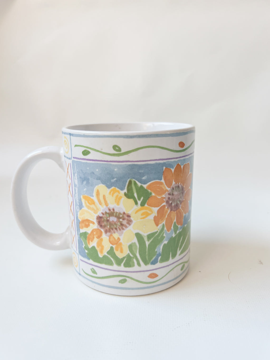 Vintage Sunflower Mug