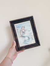Load image into Gallery viewer, Framed Vintage Mermaid Print
