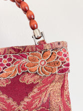 Load image into Gallery viewer, Red Floral Handbag

