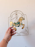 Wire Carousel Horse Wall Hanging