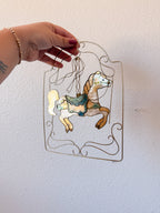 Wire Carousel Horse Wall Hanging