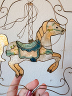 Wire Carousel Horse Wall Hanging