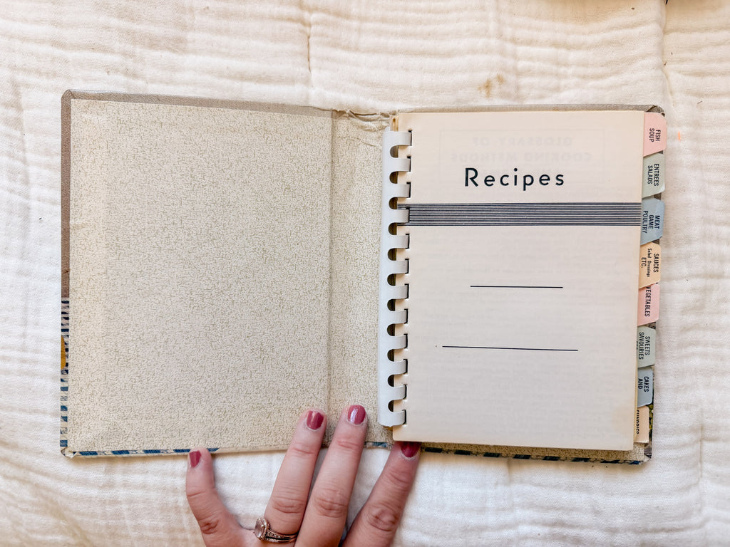 Vintage Recipe Journal