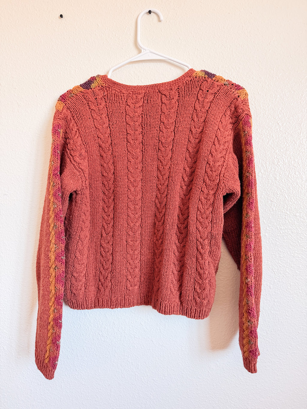 Geometric Knit Sweater - Size M