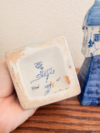 Delft Blue Houses on Stands
