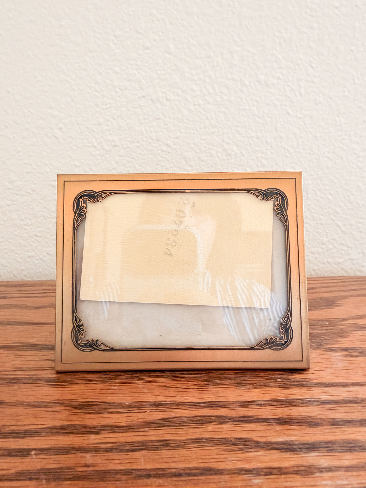 Etched Brass Photo Frame