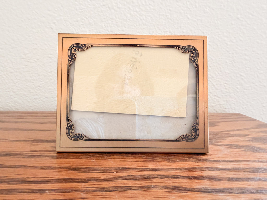 Etched Brass Photo Frame