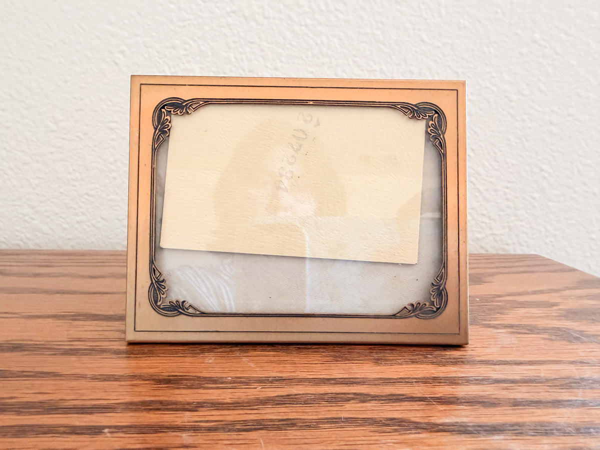 Etched Brass Photo Frame