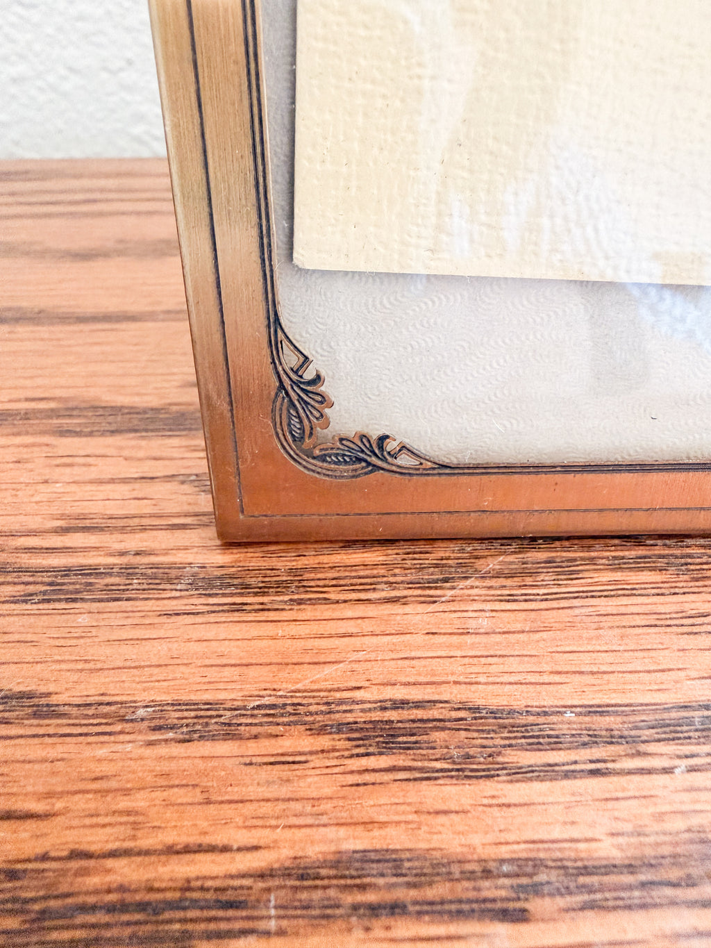Etched Brass Photo Frame