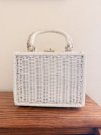 Wicker Beaded Purse