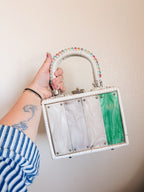 Wicker Beaded Purse