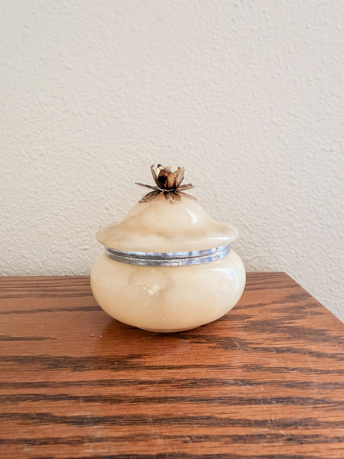 Alabaster Trinket Box