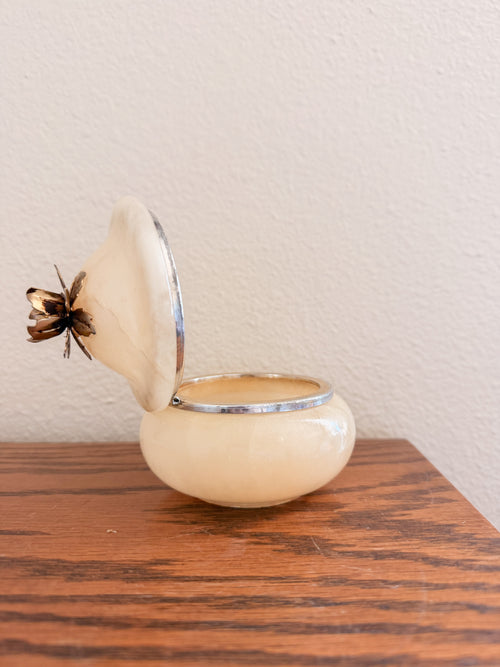 Alabaster Trinket Box