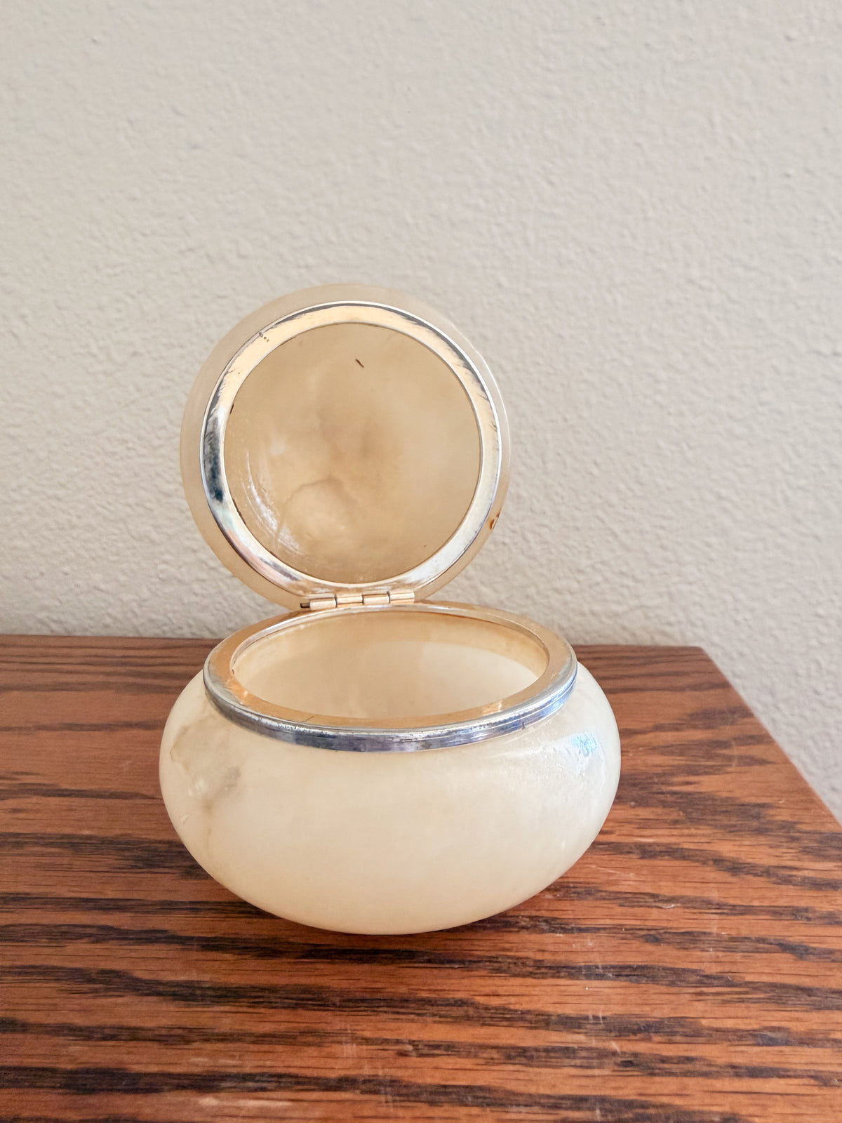 Alabaster Trinket Box