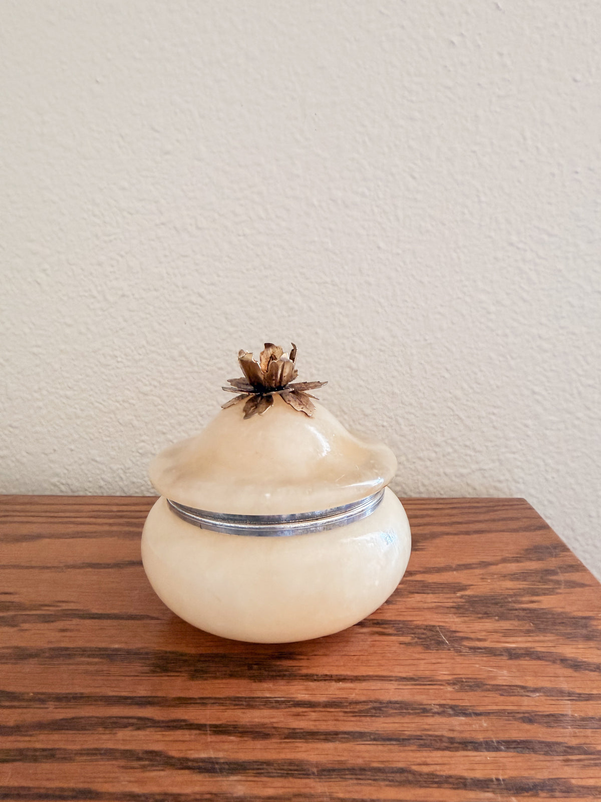 Alabaster Trinket Box