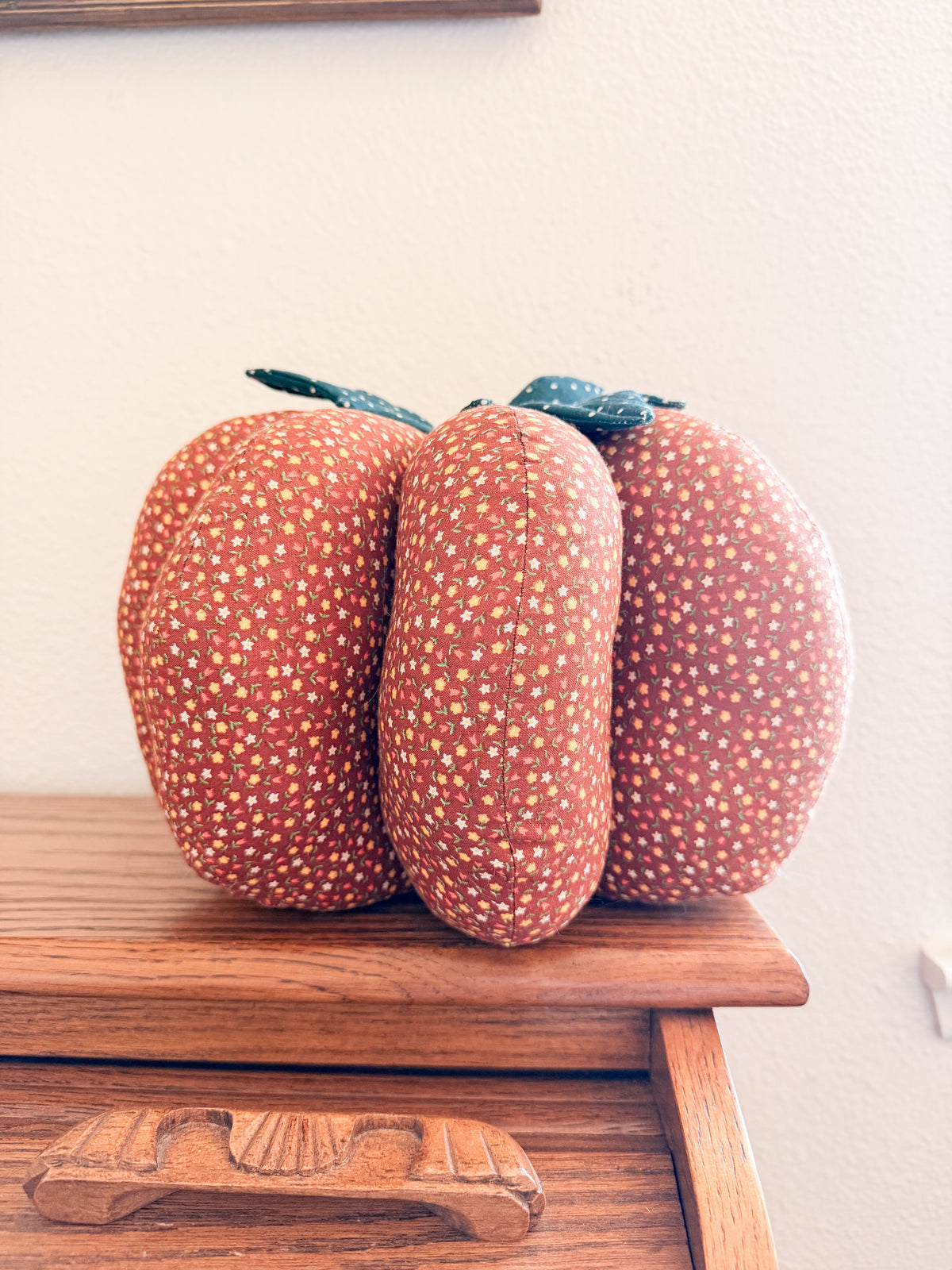 1980s Stuffed Pumpkin