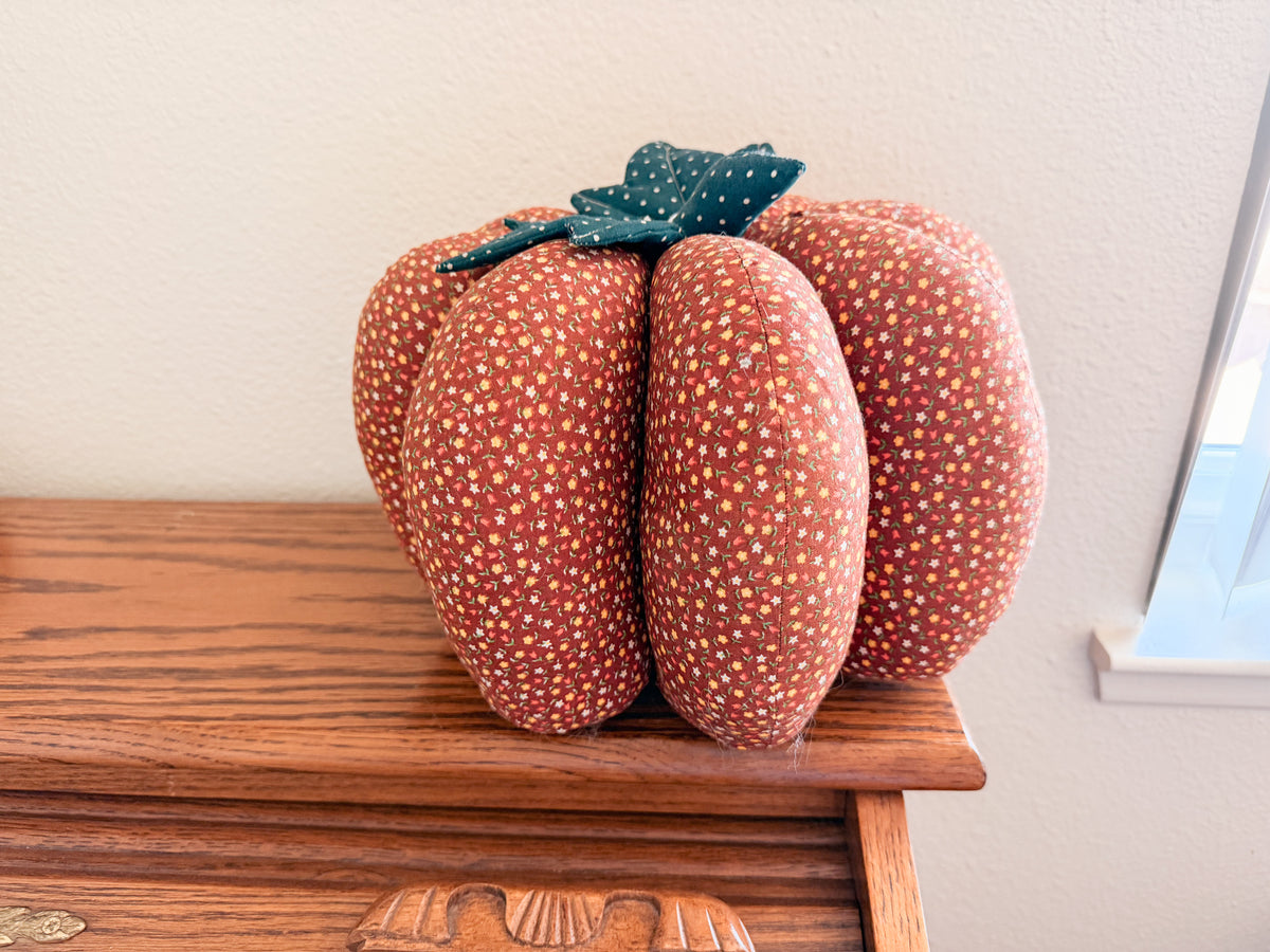 1980s Stuffed Pumpkin