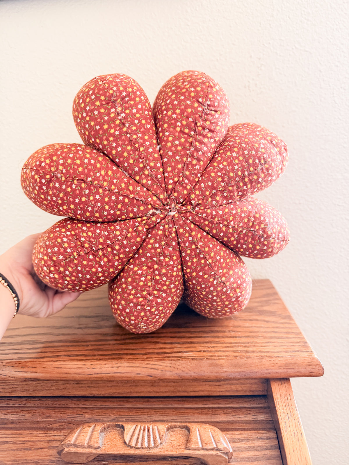 1980s Stuffed Pumpkin