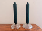 Clear Glass Candle Holders