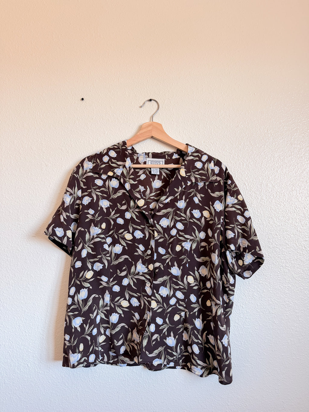 Silk Tulip Blouse - Size 16W