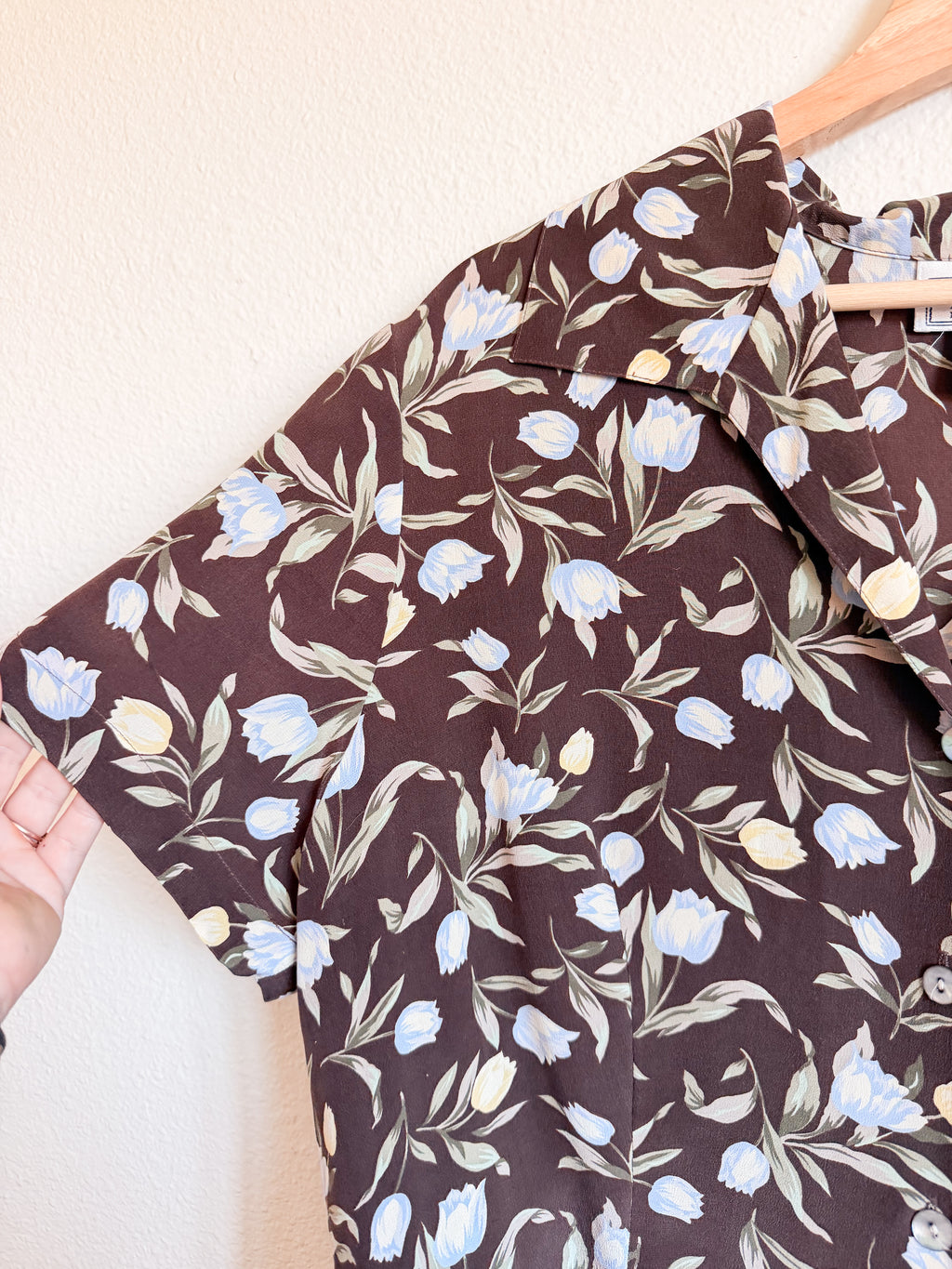 Silk Tulip Blouse - Size 16W