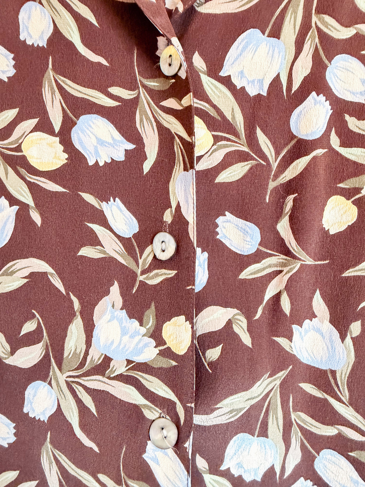 Silk Tulip Blouse - Size 16W