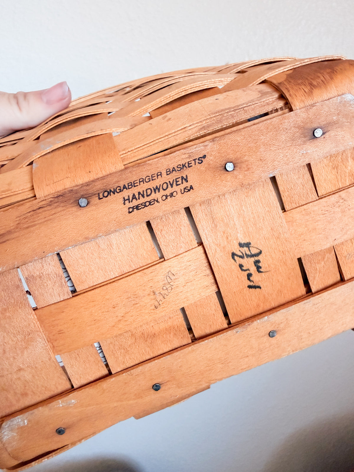 Longaberger Vegetable Basket