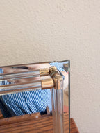 Gold and Lucite Mirror Tray