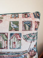 Beach House Throw Pillow