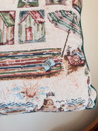 Beach House Throw Pillow
