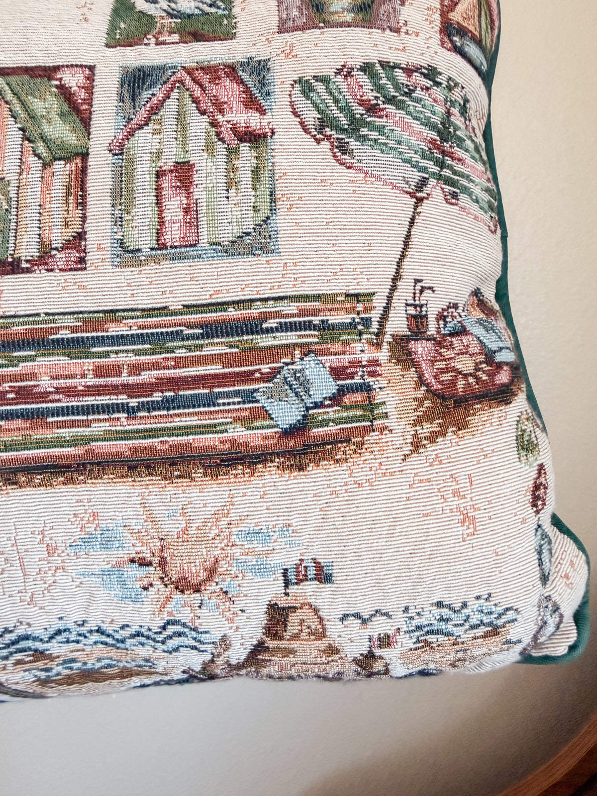 Beach House Throw Pillow