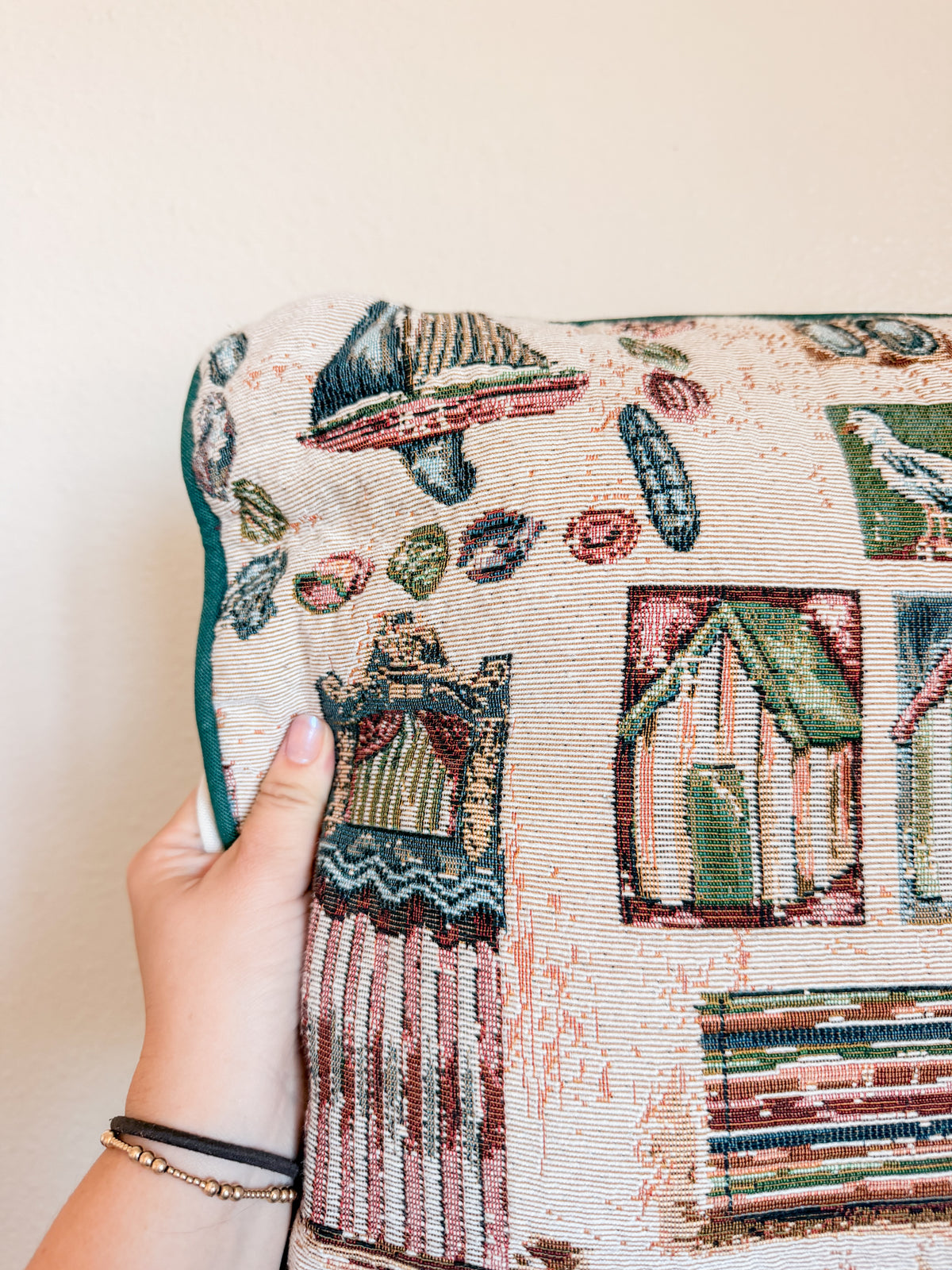 Beach House Throw Pillow