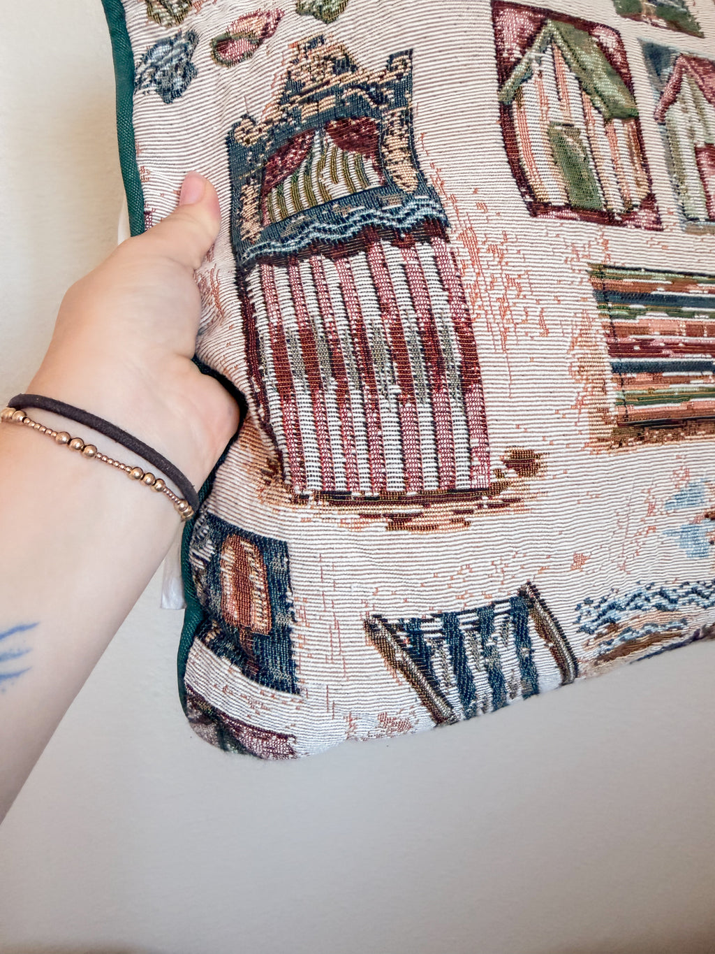 Beach House Throw Pillow