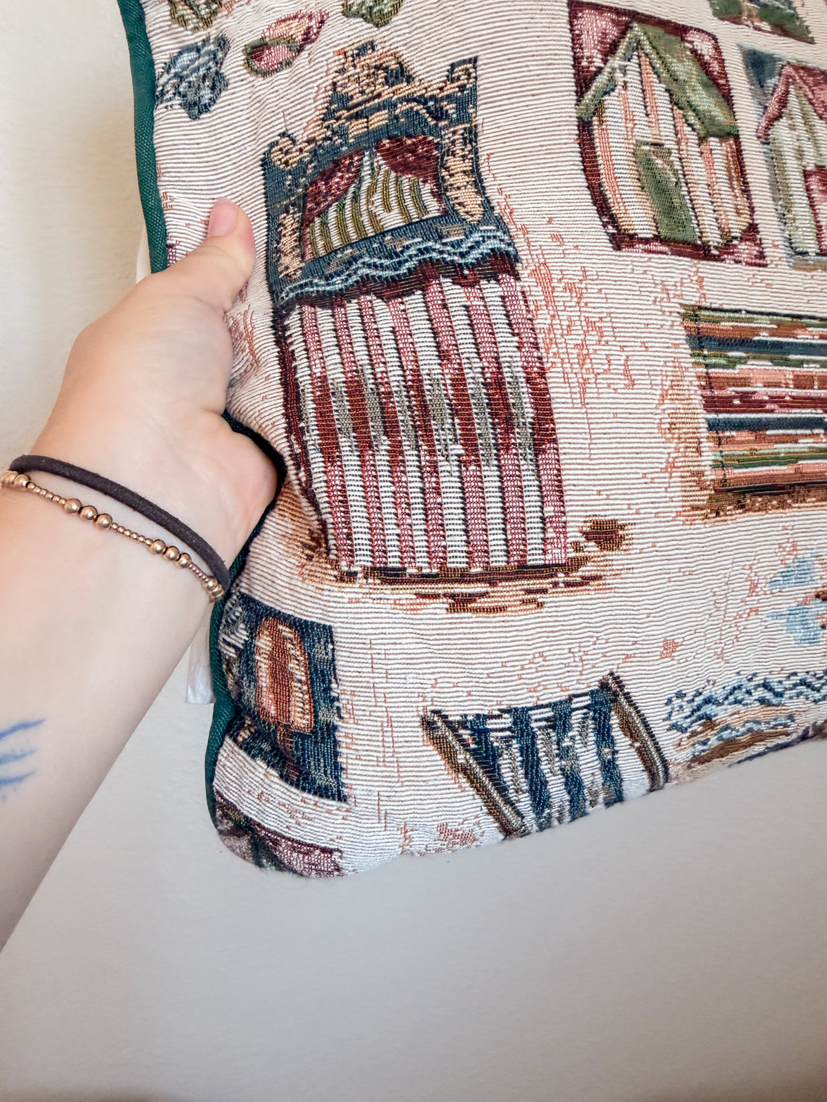 Beach House Throw Pillow