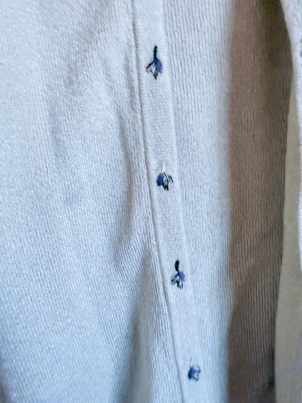Sage Green Embroidered Cardigan - Size PS