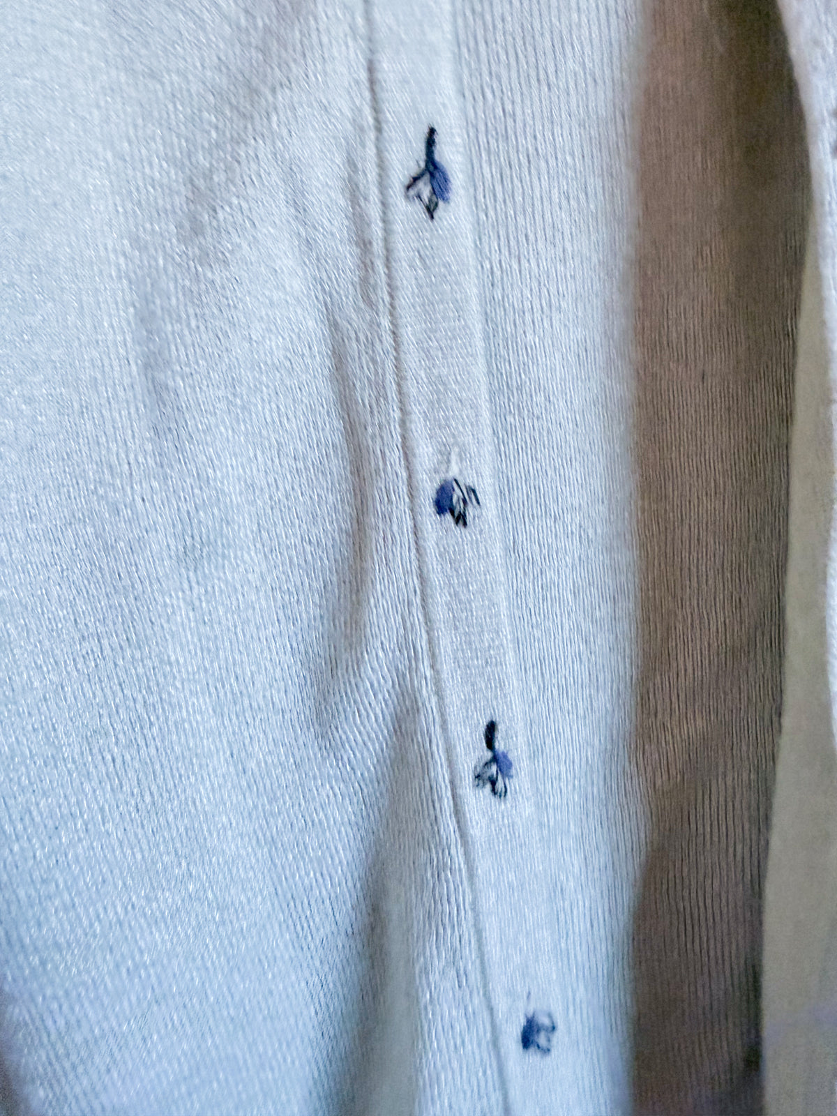 Sage Green Embroidered Cardigan - Size PS