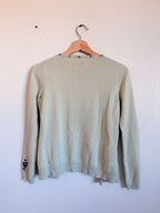 Sage Green Embroidered Cardigan - Size PS
