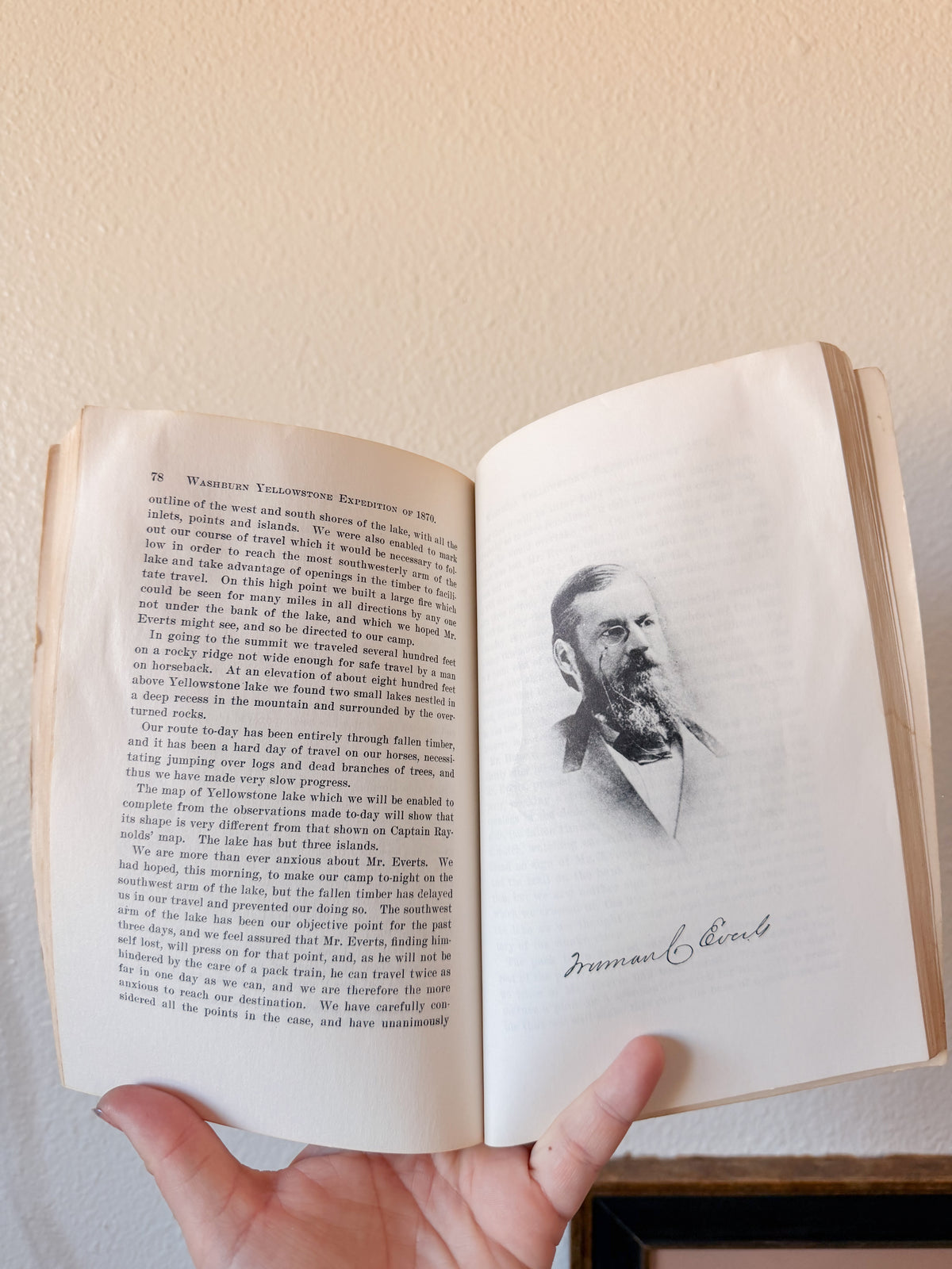 The Discovery of Yellowstone Park Book