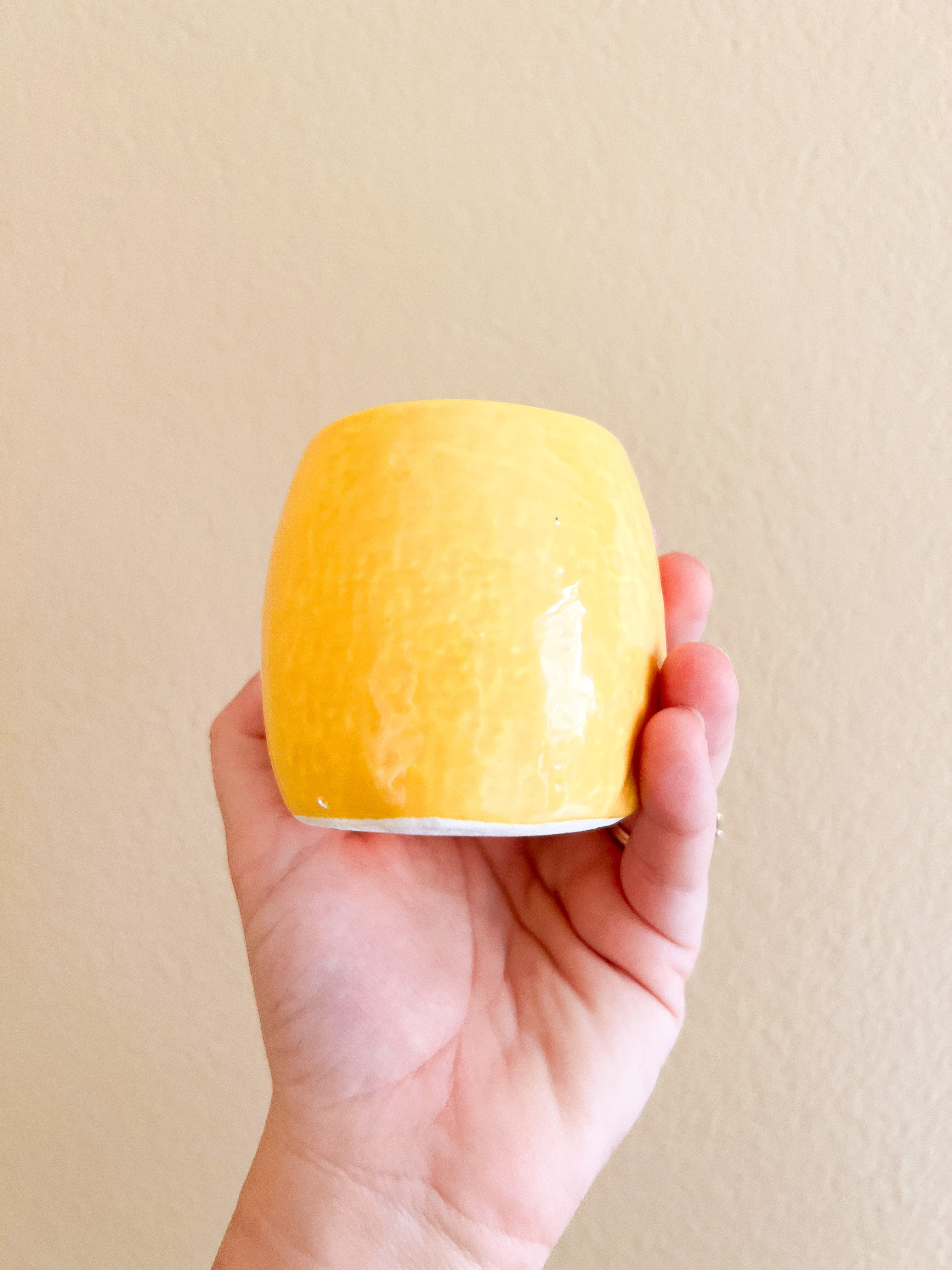 Pair of Little Lemon Cups