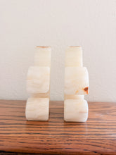 Load image into Gallery viewer, Onyx Fleur Des Lis  Bookends
