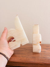 Load image into Gallery viewer, Onyx Fleur Des Lis  Bookends
