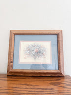Framed Floral Print