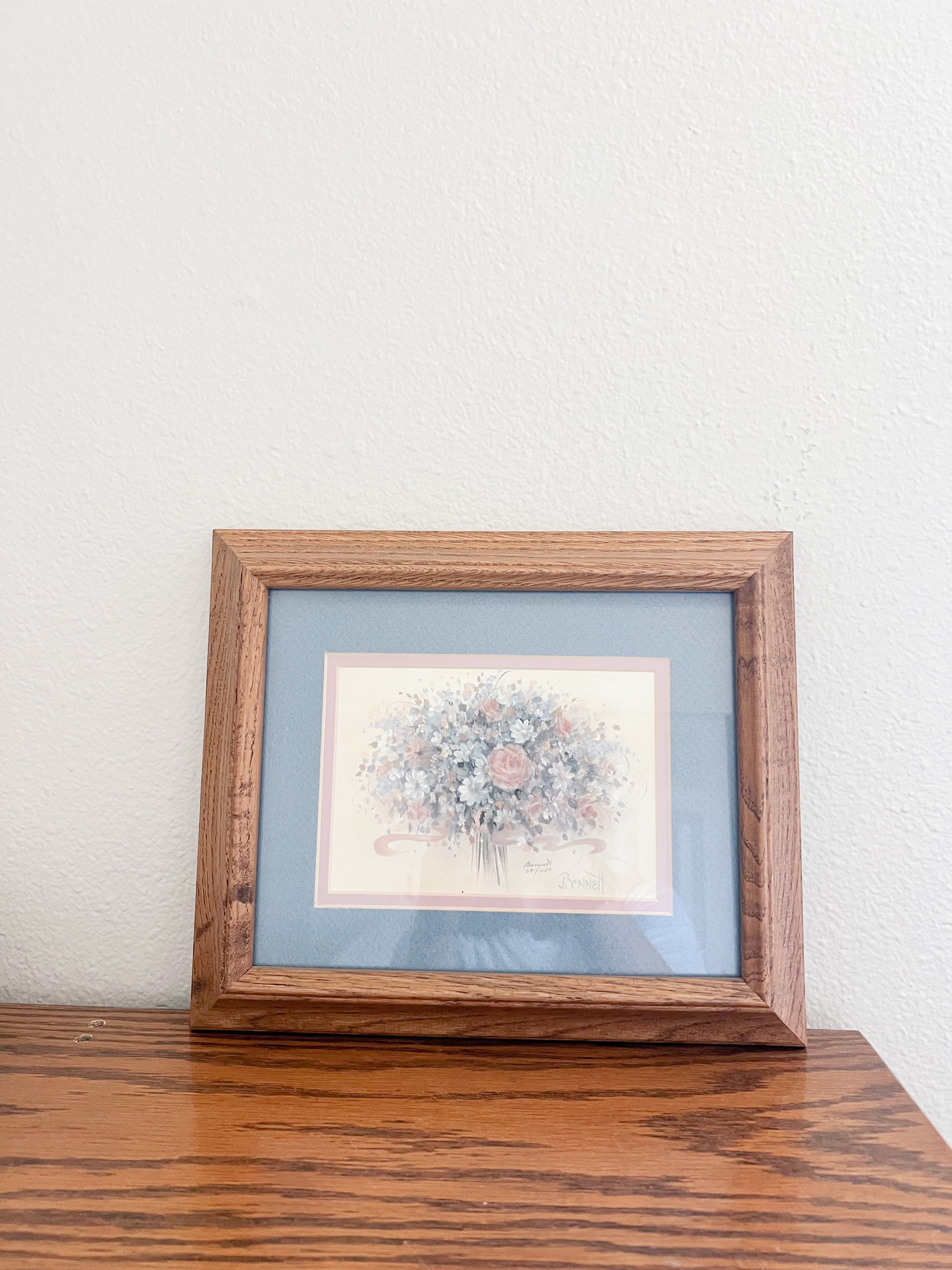 Framed Floral Print