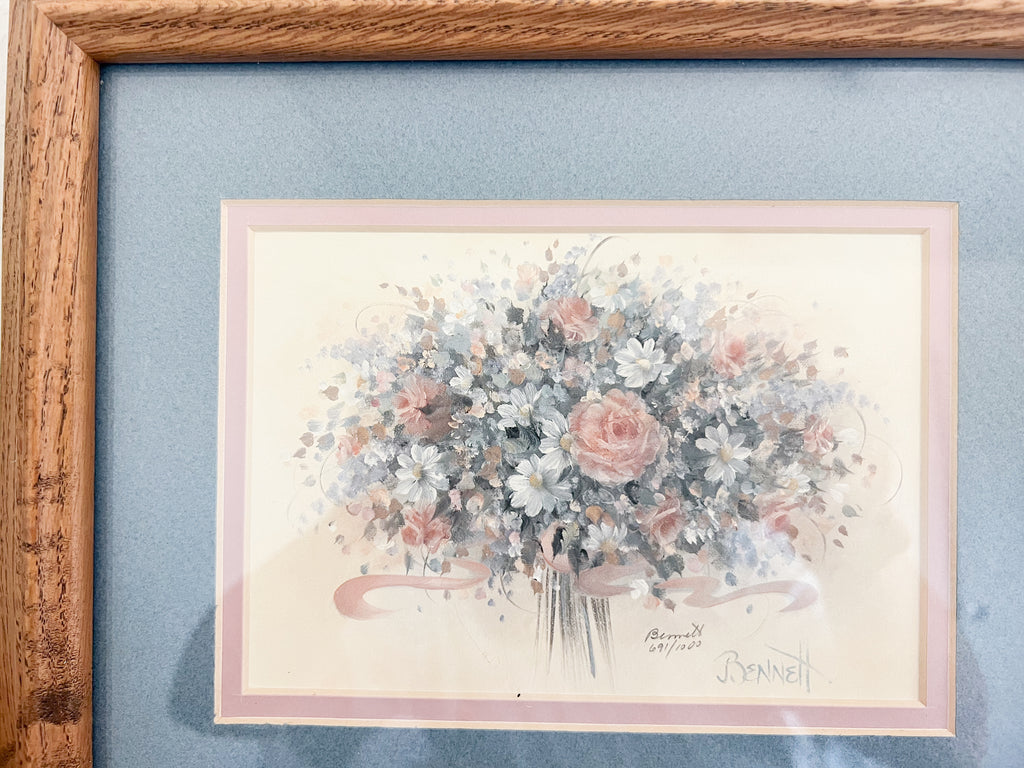 Framed Floral Print