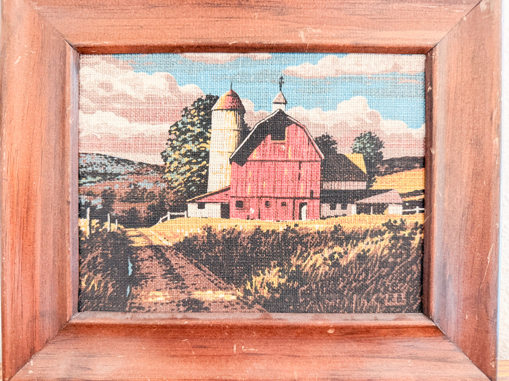 Farmhouse Burlap Print