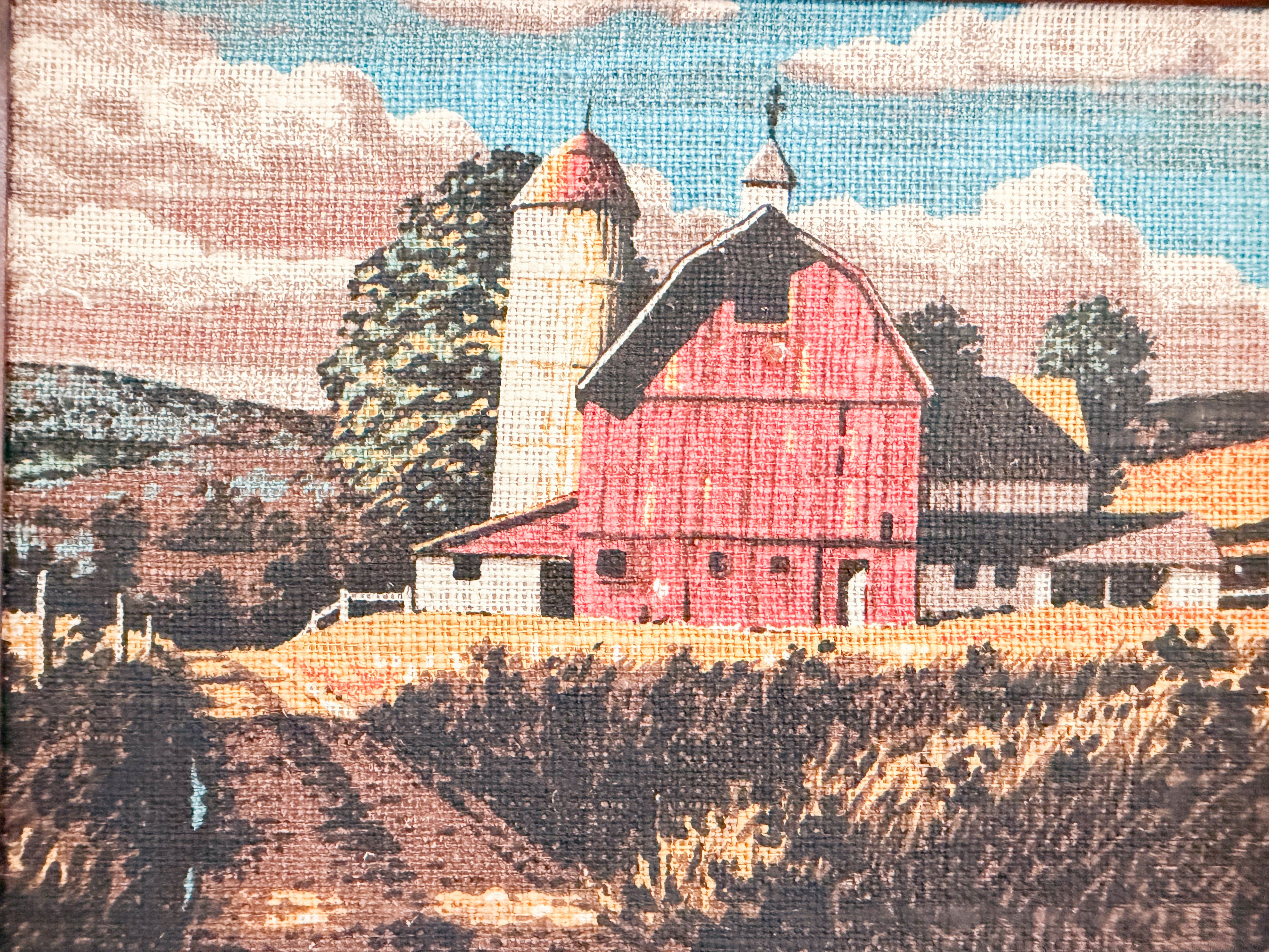Farmhouse Burlap Print